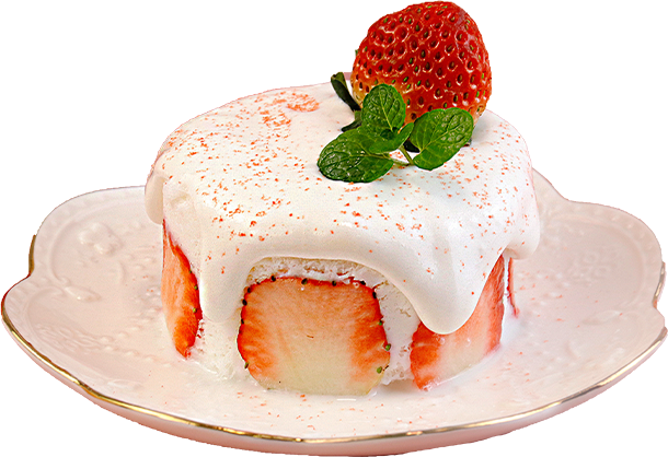 4..Strawberry Poping BingSu草莓爆浆蛋糕冰