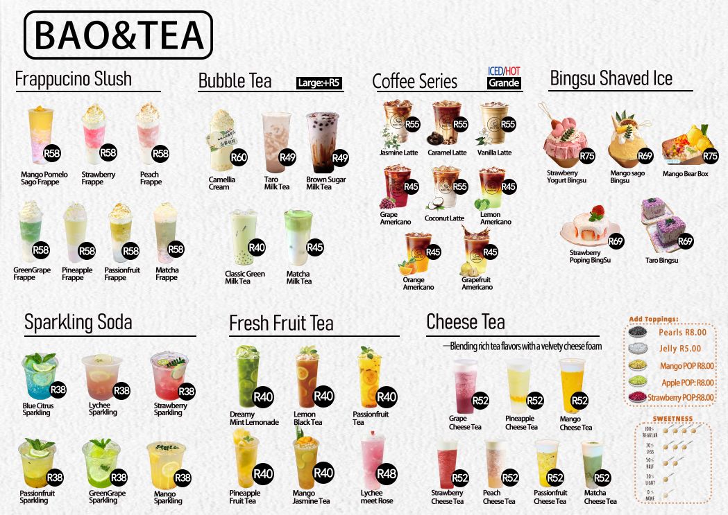 Menu – Bao and Tea